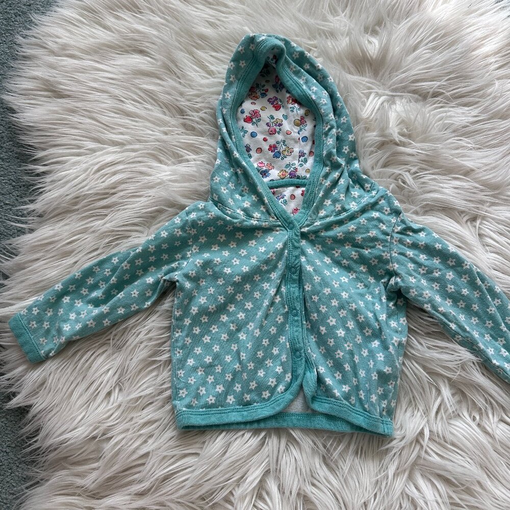 Cath Kidston snap hoodie size 3-6 months // 3982